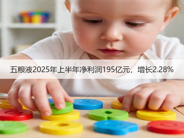五粮液2025年上半年净利润195亿元，增长2.28%(图1)