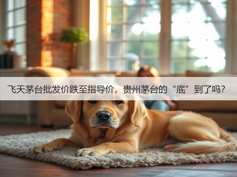 飞天茅台批发价跌至指导价，贵州茅台的“底