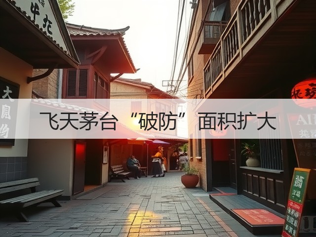 飞天茅台“破防”面积扩大(图1)