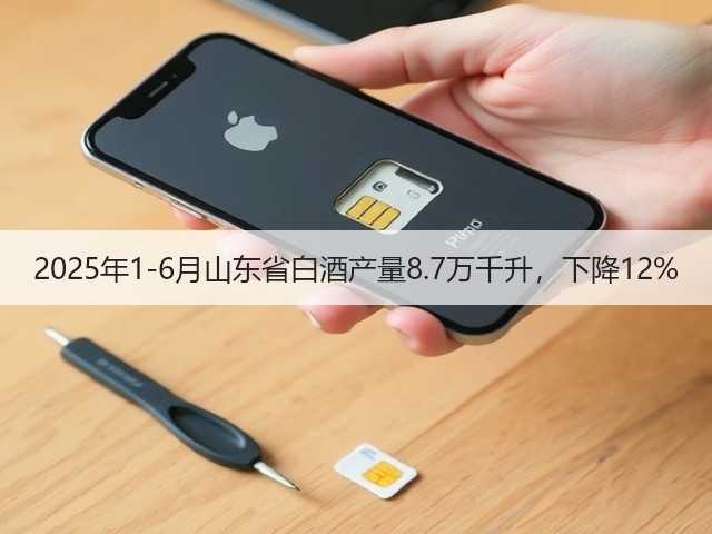 2025年1-6月山东省白酒产量8.7万千升，下降12%(图5)