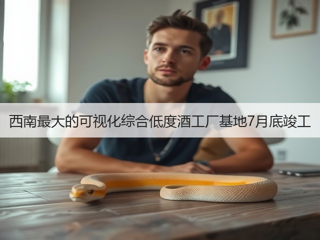 西南最大的可视化综合低度酒工厂基地7月底竣工(图1)