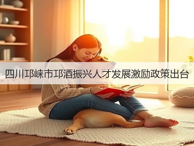 四川邛崃市邛酒振兴人才发展激励政策出台(图4)