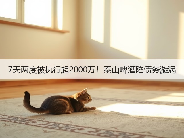 7天两度被执行超2000万！泰山啤酒陷债务漩涡(图2)