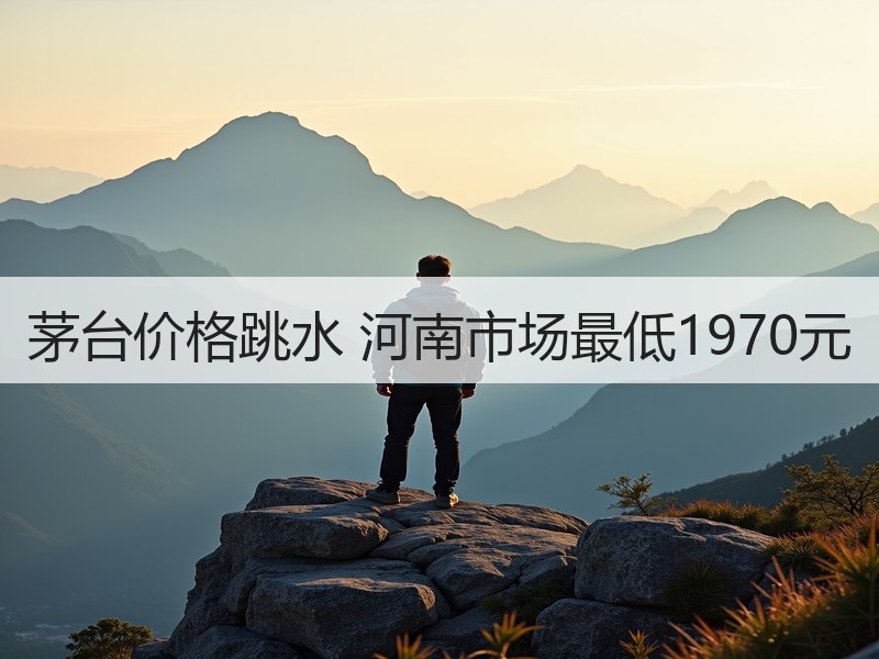 茅台价格跳水 河南市场最低1970元