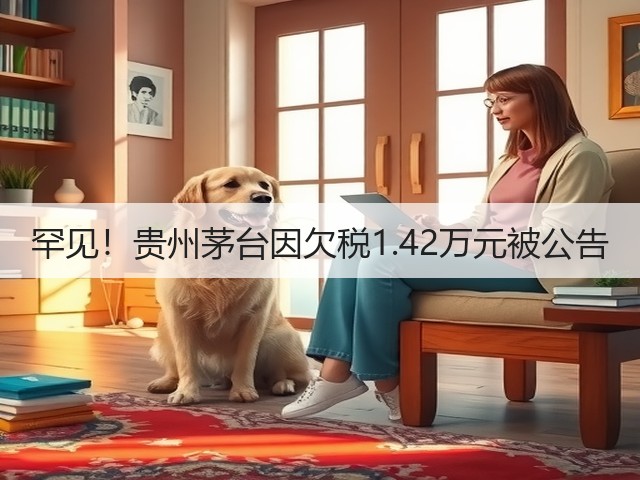 罕见！贵州茅台因欠税1.42万元被公告(图2)