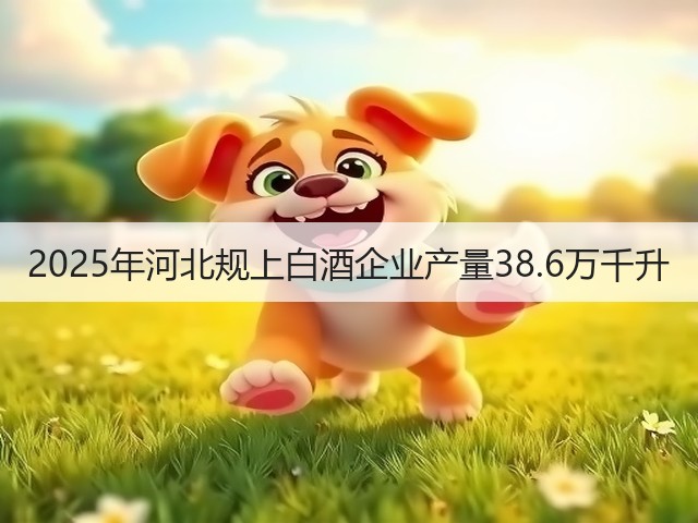 2025年河北规上白酒企业产量38.6万千升(图4)