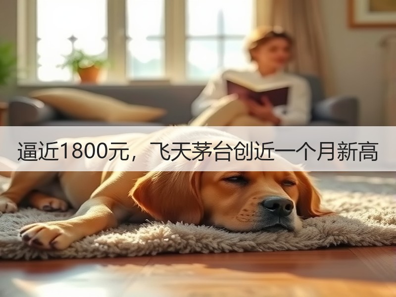 逼近1800元，飞天茅台创近一个月新高