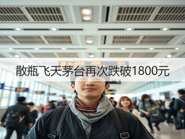 散瓶飞天茅台再次跌破1800元(图5)