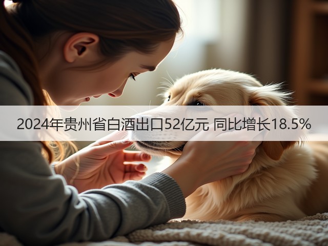 2024年贵州省白酒出口52亿元 同比增长18.5%(图2)