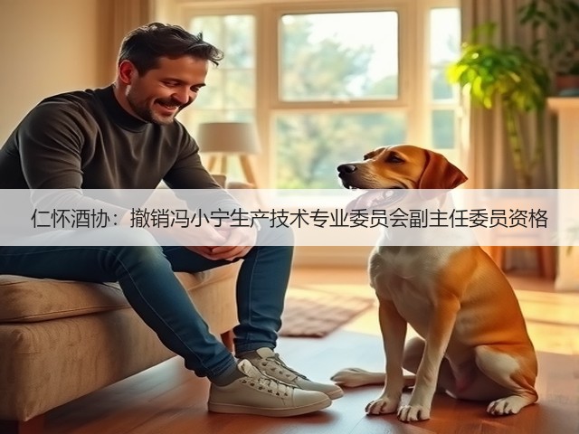 仁怀酒协：撤销冯小宁生产技术专业委员会副主任委员资格(图1)