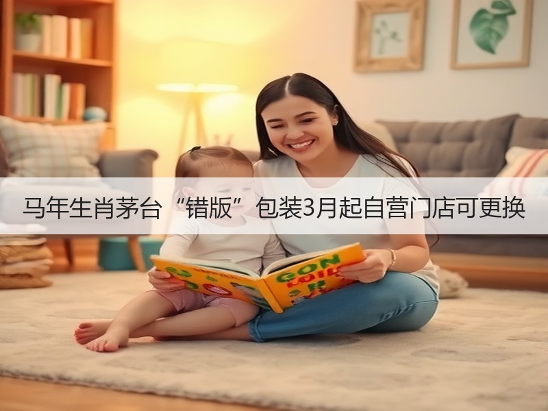 马年生肖茅台“错版”包装3月起自营门店可