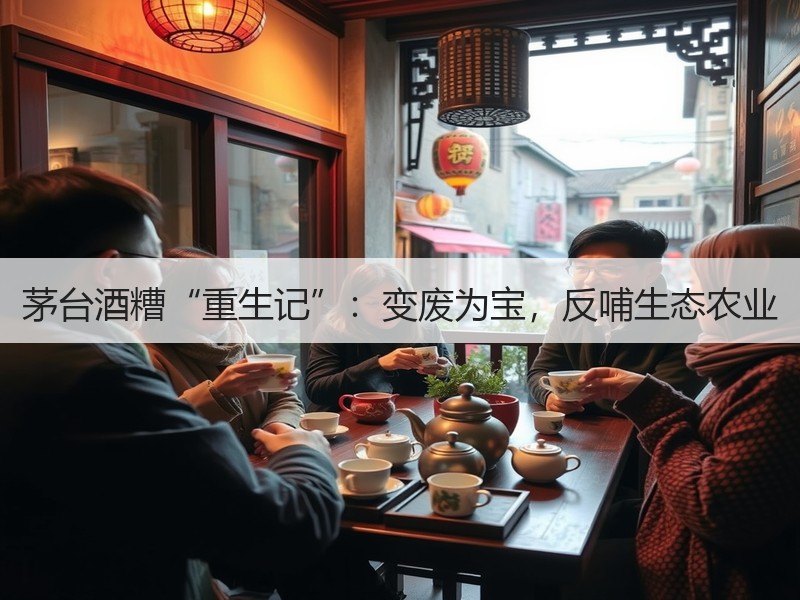 茅台酒糟“重生记”：变废为宝，反哺生态农