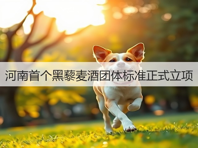 河南首个黑藜麦酒团体标准正式立项(图4)