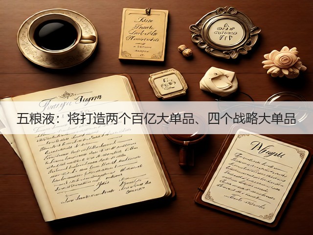 五粮液：将打造两个百亿大单品、四个战略大单品(图2)