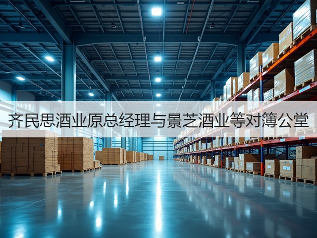 齐民思酒业原总经理与景芝酒业等对簿公堂(图2)