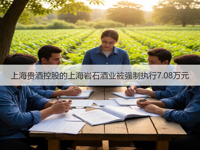 上海贵酒控股的上海岩石酒业被强制执行7.08万元(图4)