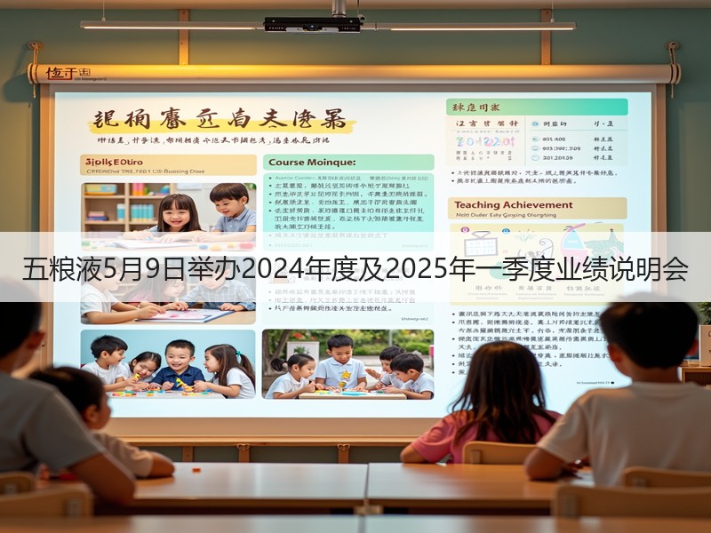 五粮液5月9日举办2024年度及2025