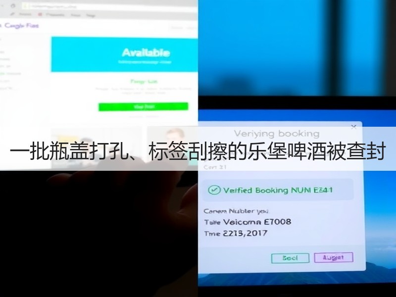 一批瓶盖打孔、标签刮擦的乐堡啤酒被查封