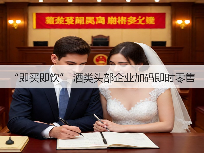 “即买即饮” 酒类头部企业加码即时零售
