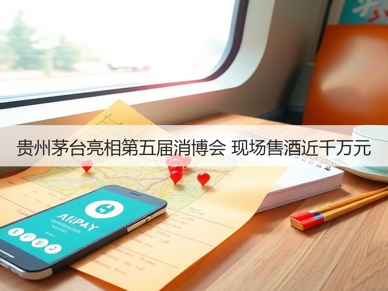 贵州茅台亮相第五届消博会 现场售酒近千万