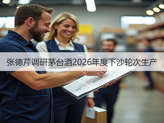 张德芹调研茅台酒2026年度下沙轮次生产(图5)