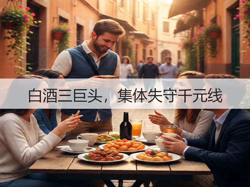 白酒三巨头，集体失守千元线