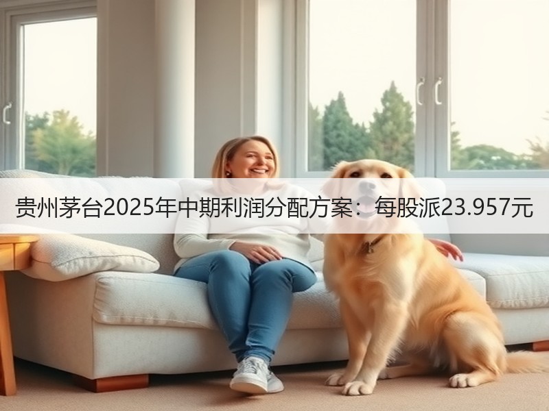 贵州茅台2025年中期利润分配方案：每股