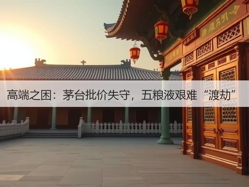 高端之困：茅台批价失守，五粮液艰难“渡劫