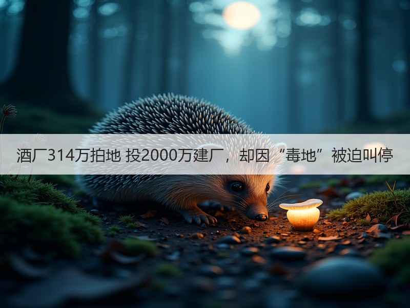 酒厂314万拍地 投2000万建厂，却因
