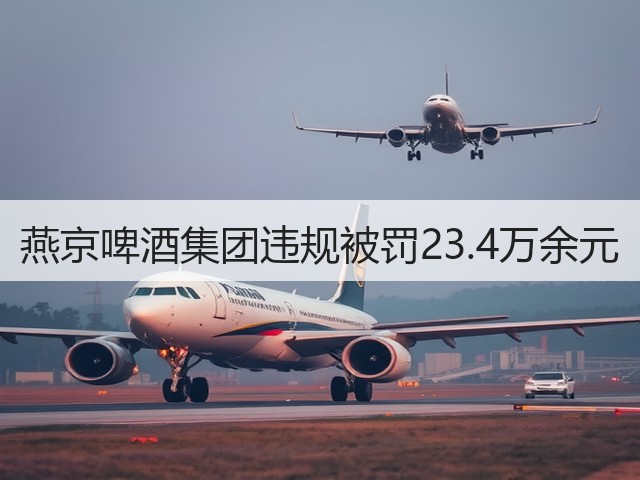 燕京啤酒集团违规被罚23.4万余元(图2)