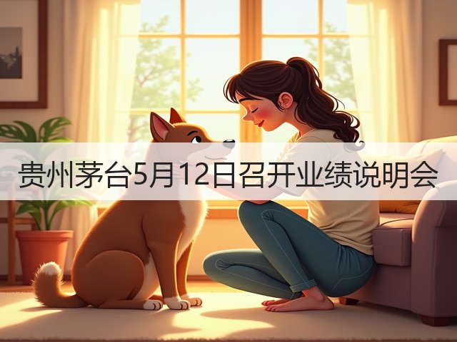 贵州茅台5月12日召开业绩说明会(图2)