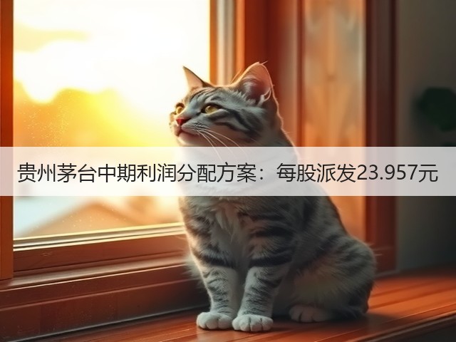 贵州茅台中期利润分配方案：每股派发23.957元(图2)
