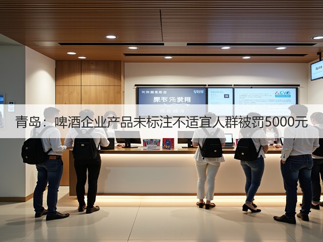 青岛：啤酒企业产品未标注不适宜人群被罚5000元(图5)