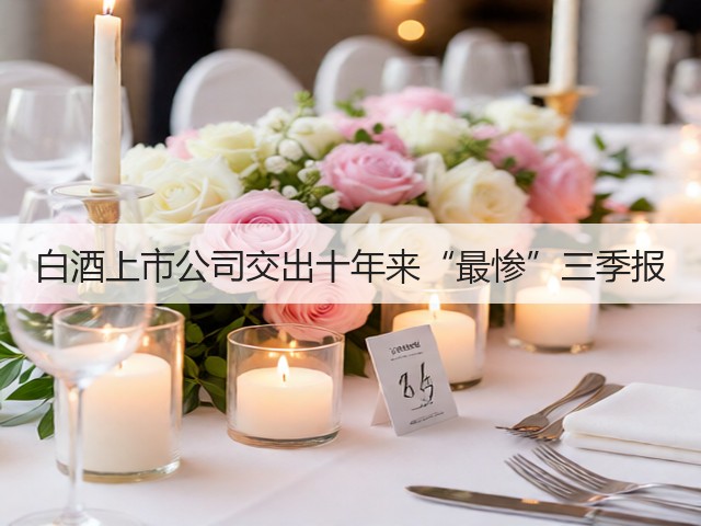 白酒上市公司交出十年来“最惨”三季报(图2)