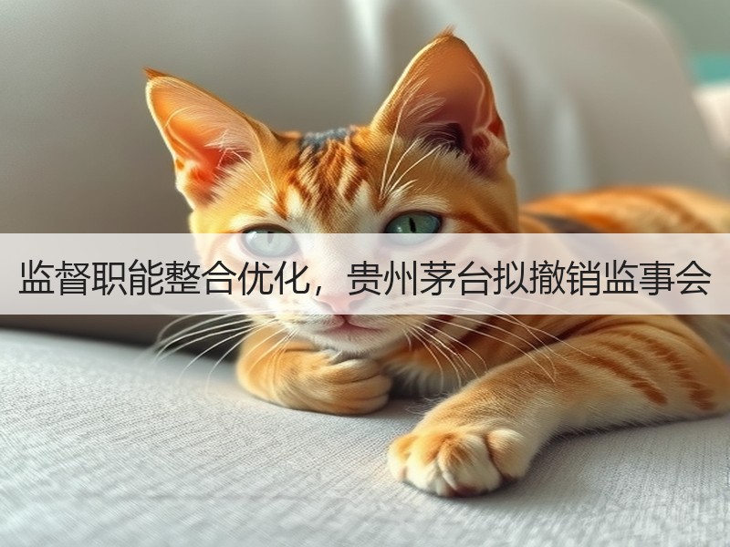 监督职能整合优化，贵州茅台拟撤销监事会