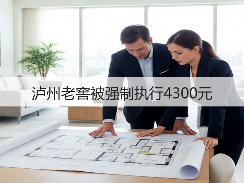 泸州老窖被强制执行4300元