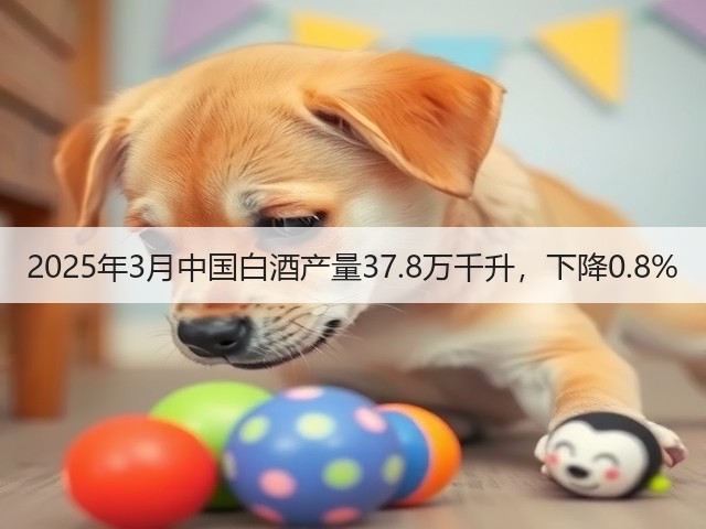 2025年3月中国白酒产量37.8万千升，下降0.8%(图5)