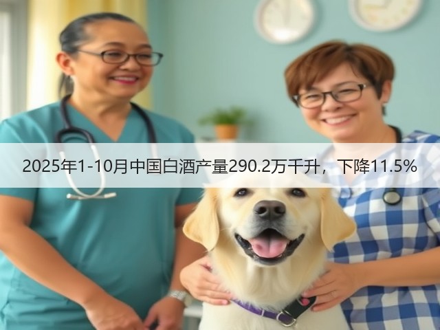 2025年1-10月中国白酒产量290.2万千升，下降11.5%(图2)