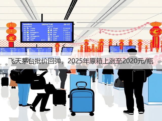 飞天茅台批价回弹，2025年原箱上涨至2020元/瓶(图2)