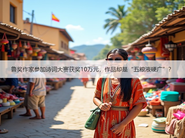 鲁奖作家参加诗词大赛获奖10万元，作品却是“五粮液硬广”？(图2)