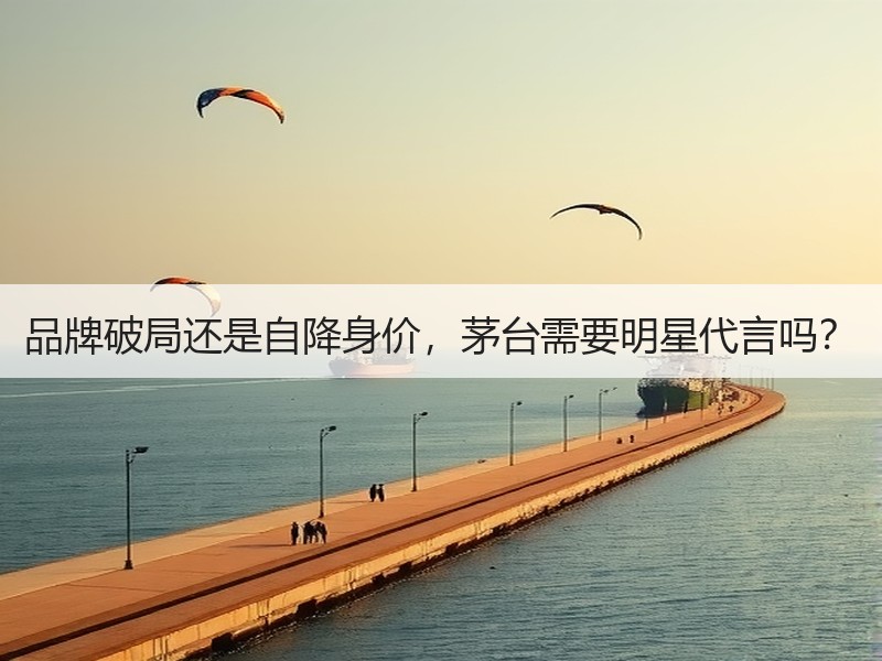 品牌破局还是自降身价，茅台需要明星代言吗