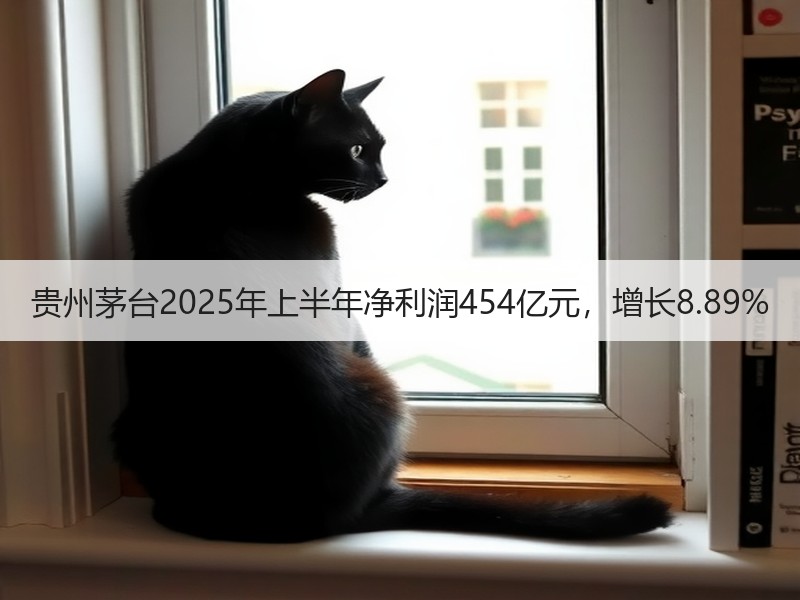 贵州茅台2025年上半年净利润454亿元