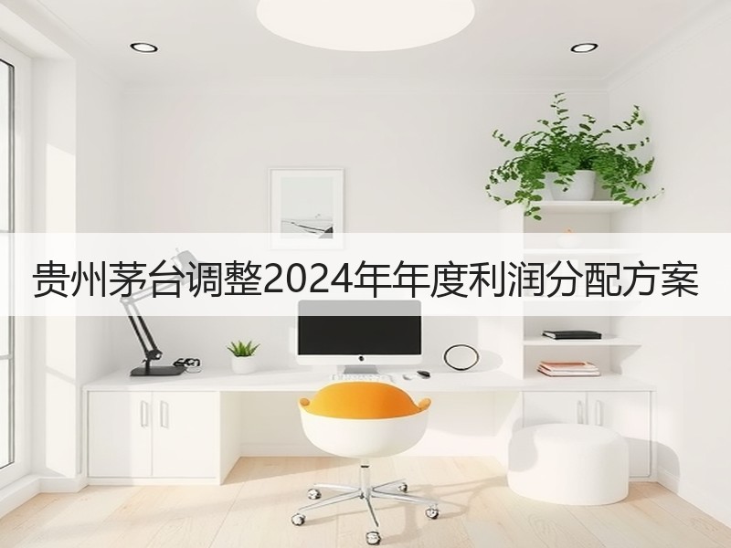 贵州茅台调整2024年年度利润分配方案