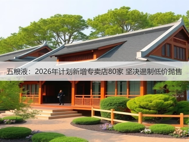 五粮液：2026年计划新增专卖店80家 坚决遏制低价抛售(图2)