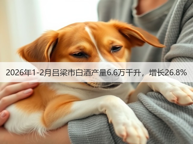 2026年1-2月吕梁市白酒产量6.6万千升，增长26.8%(图5)
