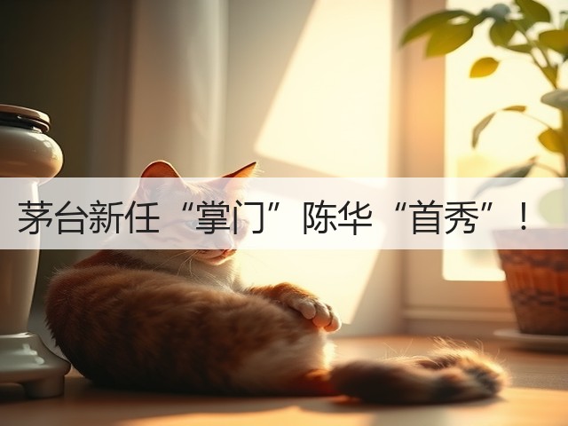 茅台新任“掌门”陈华“首秀”！(图2)