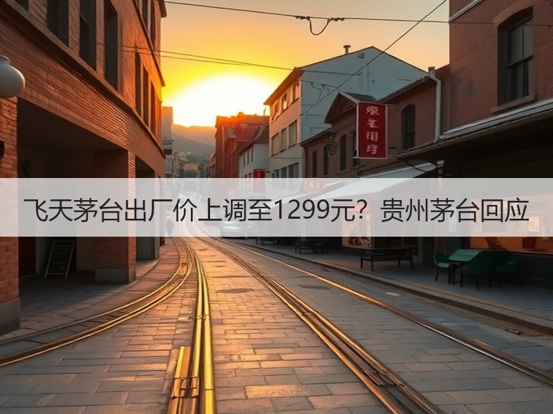飞天茅台出厂价上调至1299元？贵州茅台