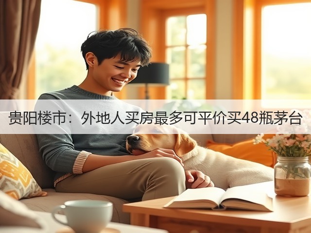 贵阳楼市：外地人买房最多可平价买48瓶茅台(图5)