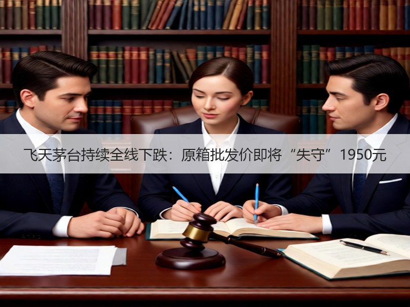 飞天茅台持续全线下跌：原箱批发价即将“失