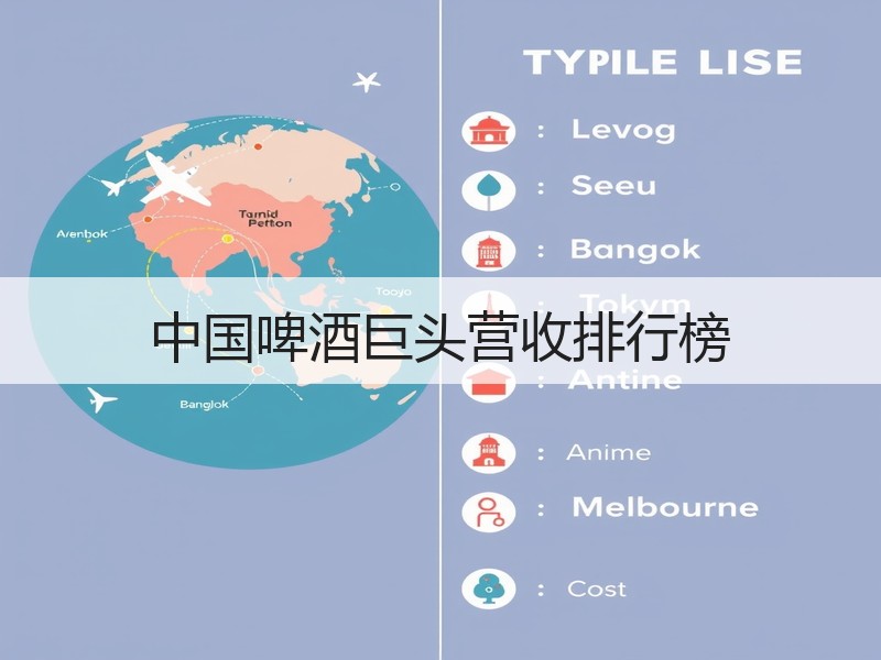 中国啤酒巨头营收排行榜